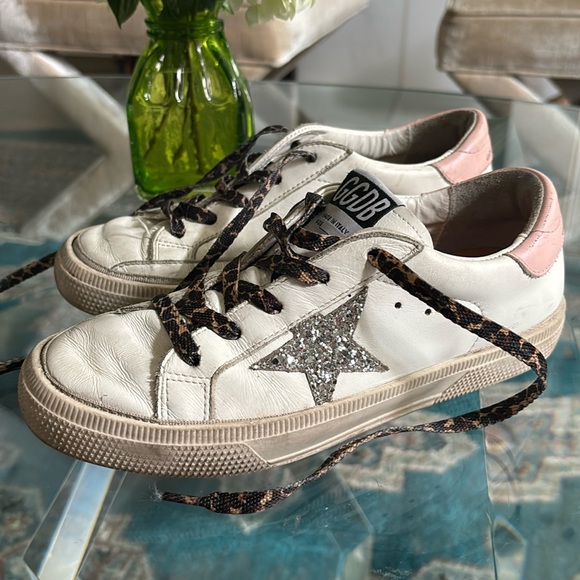 Girls sz Golden Goose Low Top Sneaker Shoes